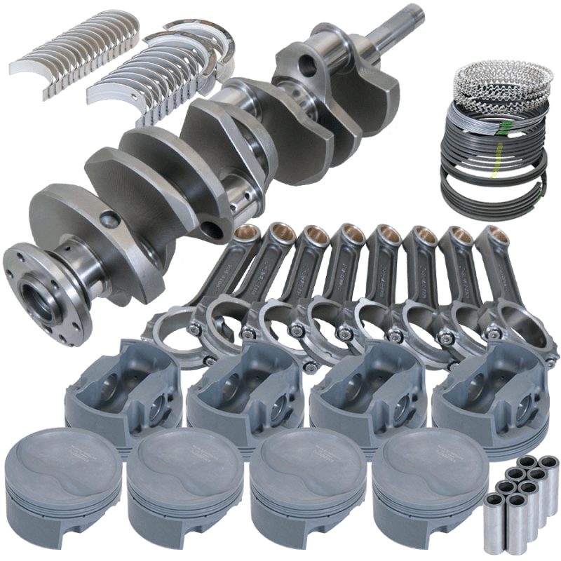 Eagle — Eagle Ford FE 4.250in Crank 6.700in I-Beam Rods -18cc Inv Dome 4.090in Pistons Rotating Assembly
Street & Strip Assy