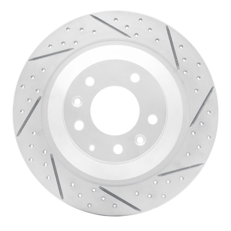 R1 Concepts — R1 06-07 Mazda 6 Rear Right Drilled & Slotted Geo-Carbon Rotor