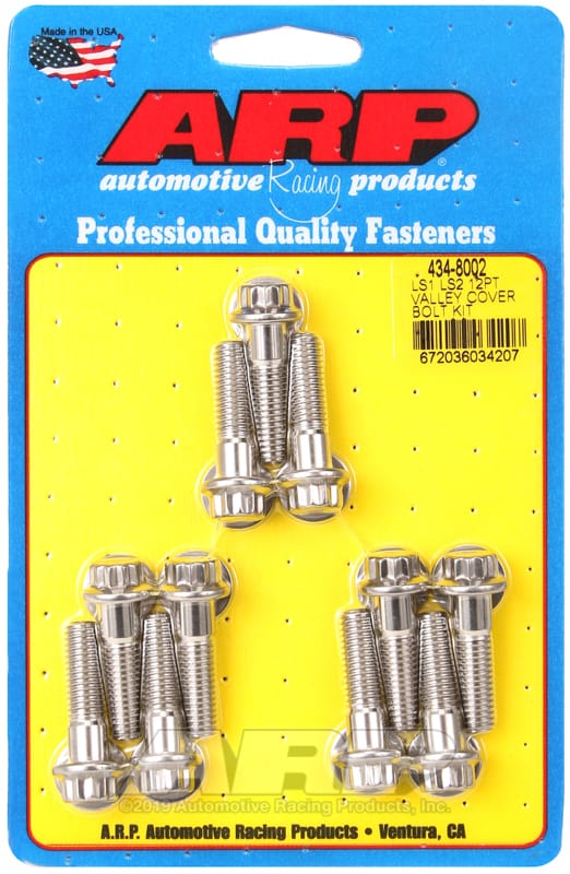 ARP — ARP LS1 LS2 SS 12pt Valley Cover Bolt Kit