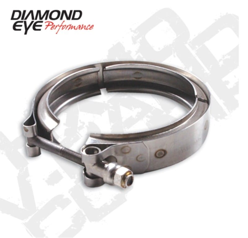 Diamond Eye Performance — Diamond Eye CLAMP V 3.75in NOMINAL FITS CHEVY 6.5L STOCK TURBO