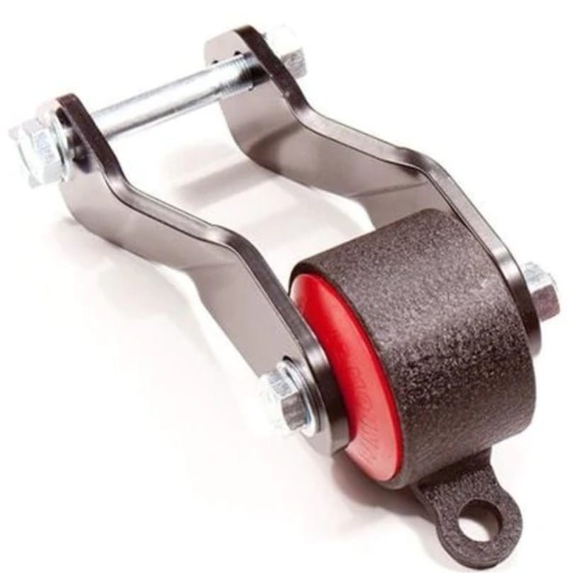 Innovative Mounts — Innovative 88-91 Civic / CRX D-Series Black Steel 75A Bushing Front Mount for D-Series Cable Trans