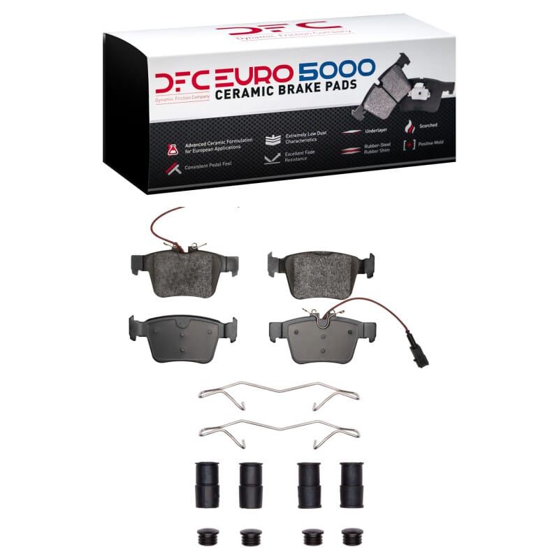 DFC — DFC 17-25 Alfa Romeo Giula Rear Euro 5000 Ceramic Brake Pads and Hardware Kit
DFC EURO Pads + HW
