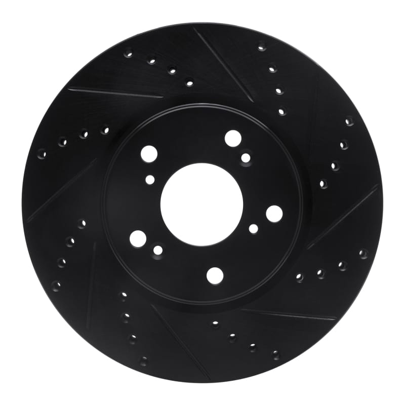 R1 Concepts — R1 13-22 Honda Accord Coupe Front Right Drilled & Slotted Black Brake Rotor
R1 Brake Rotor Drill
