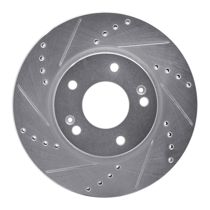 R1 Concepts — R1 17-22 Hyundai Ioniq Front Left Drilled & Slotted Silver Brake Rotor
R1 Brake Rotor Drill