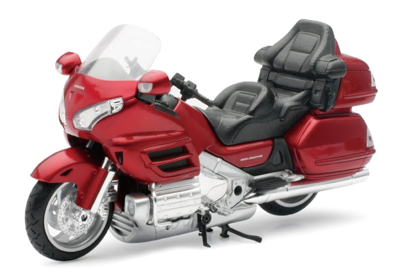 New Ray Toys — New Ray Toys Honda Gold Wing Bike ( Red)/ Scale 1:12