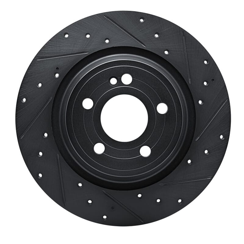 R1 Concepts — R1 20-25 Mercedes-Benz EQB 300 Rear Right Drilled & Slotted Black Brake Rotor
R1 Brake Rotor Drill