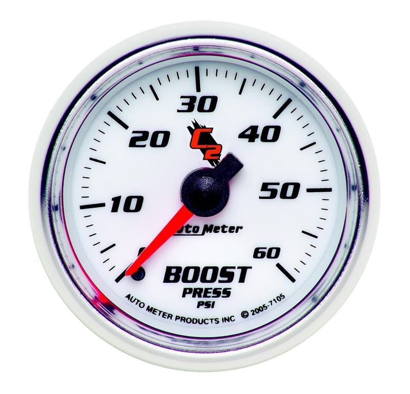 AutoMeter — Autometer C2 52mm 0-60 PSI Mechanical Boost Gauge
GA 2" BST 60PSI M C2