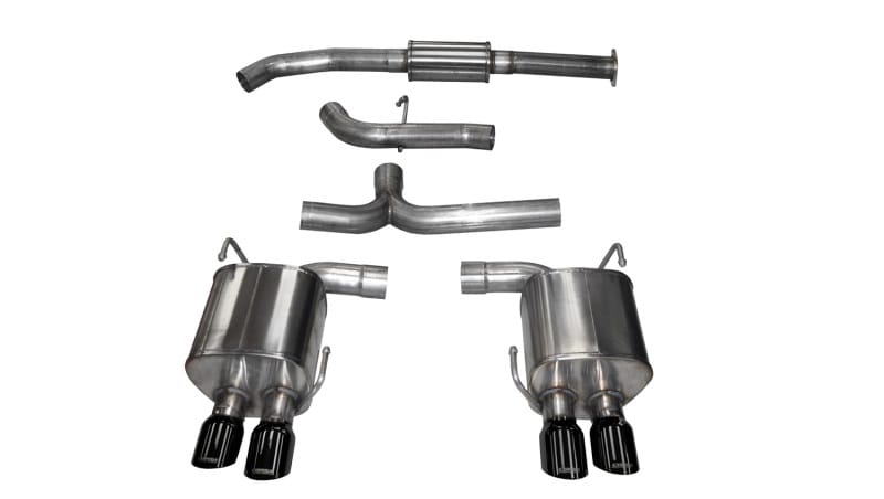 CORSA Performance — Corsa 2015-2021 Subaru WRX Cat Back Exhaust Black Quad 3.5in Tips *Sport*
Exhaust