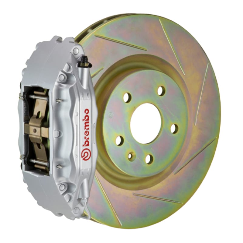 Brembo — Brembo 12-16 FR-S Front GT BBK 4 Piston Cast 2pc 326 x30 1pc Rotor Slotted Type1-Silver