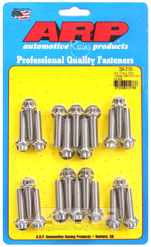 ARP — ARP SB Chevy SB2 Intake Manifold Bolt Kit - Standard