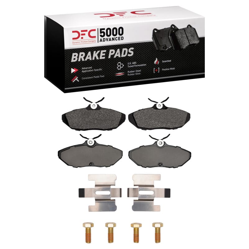 DFC — DFC 93-98 Ford Thunderbird Rear 5000 Advanced Semi Metallic Brake Pads and Hardware Kit
DFC Brake Pad Set