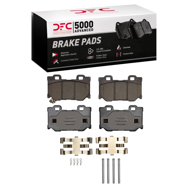 DFC — DFC 08-25 Infiniti Q60 Rear 5000 Advanced Ceramic Brake Pads and Hardware Kit
DFC Brake Pad Set