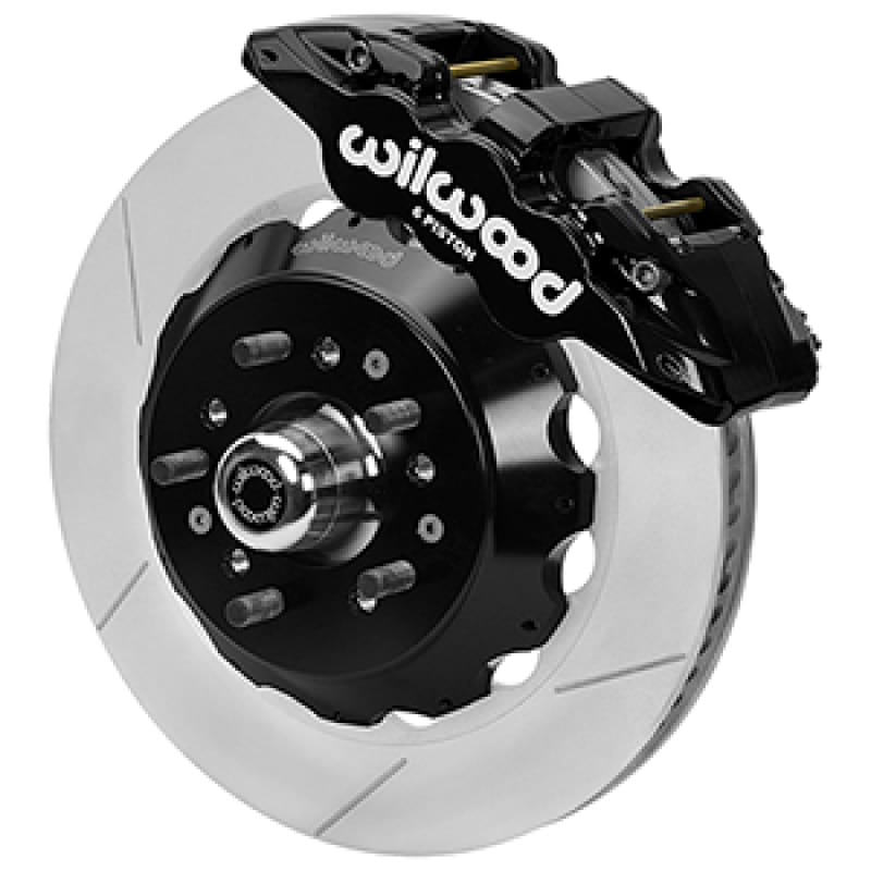 Wilwood — Wilwood Forged 6 Piston Superlite Caliper, GT 72 Vane Vented Spec37 Slotted Rotor - 14.00x1.25