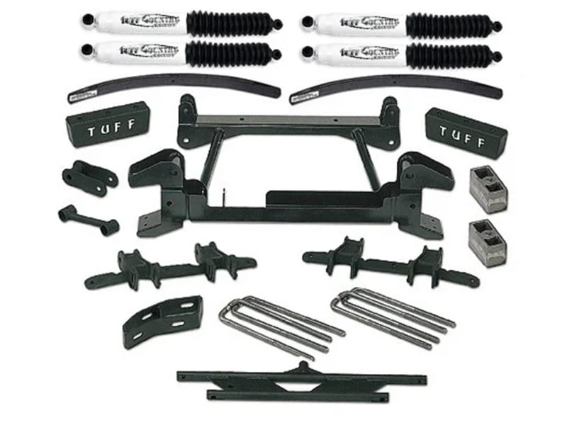 Tuff Country — Tuff Country 92-98 Suburban 2500 (8Lug) 4X4 6in Lift Kit (w/Cast Lower Control Arms SX8000)
Complete Kit (w/SX80