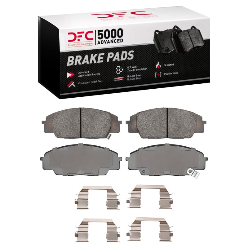 DFC — DFC 06-11 Honda Civic Sedan Front 5000 Advanced Ceramic Brake Pads and Hardware Kit
DFC Brake Pad Set