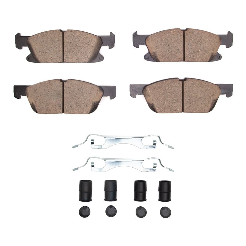 DFC — DFC 19-21 Ford Edge Front 5000 Advanced Ceramic Brake Pads and Hardware Kit