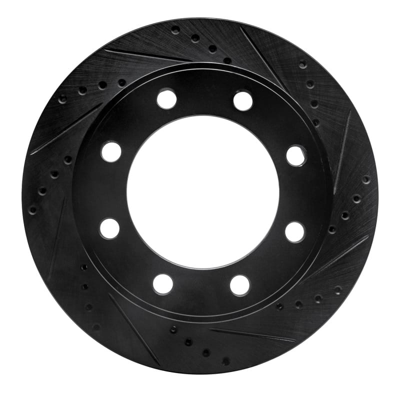 R1 Concepts — R1 99-05 Ford F-250 4WD (Super Duty) Front Right Drilled & Slotted Black Brake Rotor
R1 Brake Rotor Drill