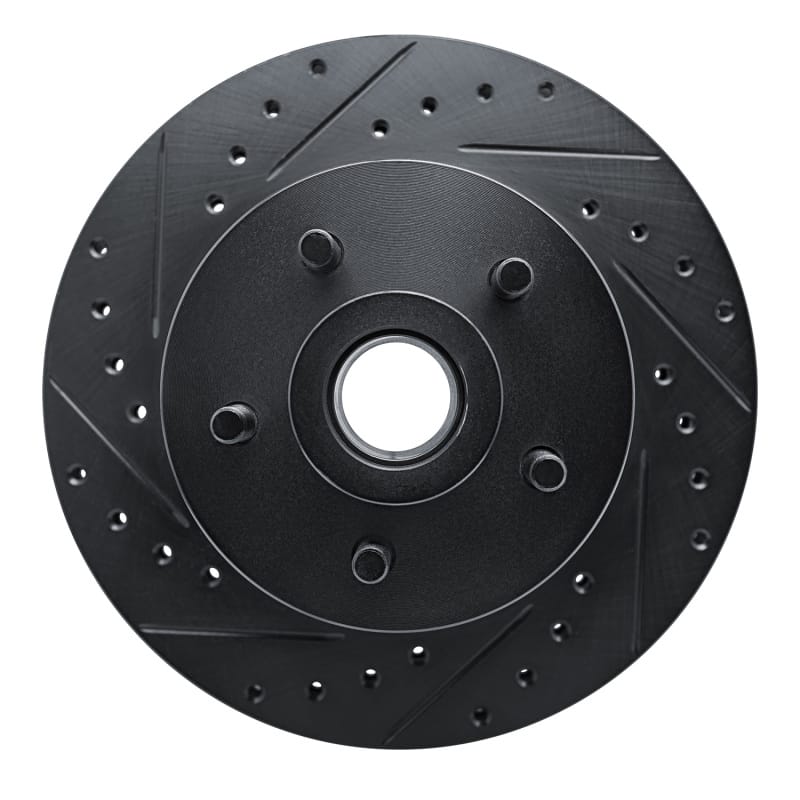 R1 Concepts — R1 87-90 Dodge Dakota RWD Front Left Drilled & Slotted Black Brake Rotor
R1 Brake Rotor Drill