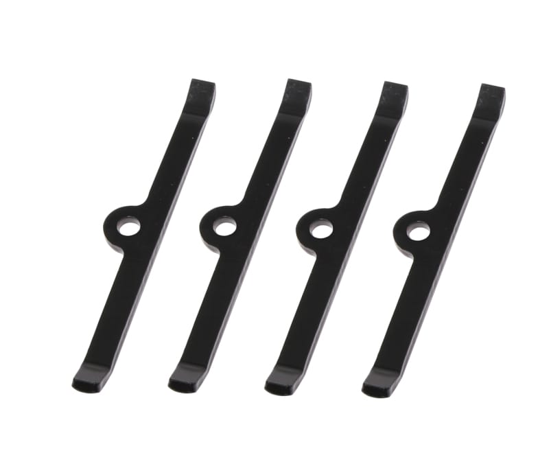 Moroso — Moroso Chevrolet Small Block Valve Cover Hold Downs - Steel - Black Powder Coat - Set of 4