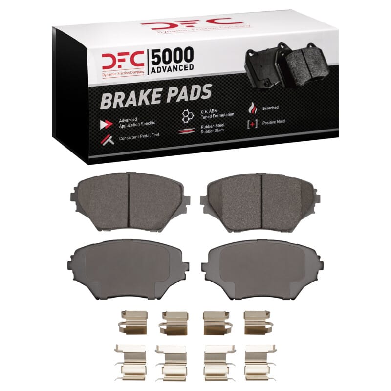 DFC — DFC 01-05 Toyota RAV4 Front 5000 Advanced Ceramic Brake Pads and Hardware Kit
DFC Brake Pad Set