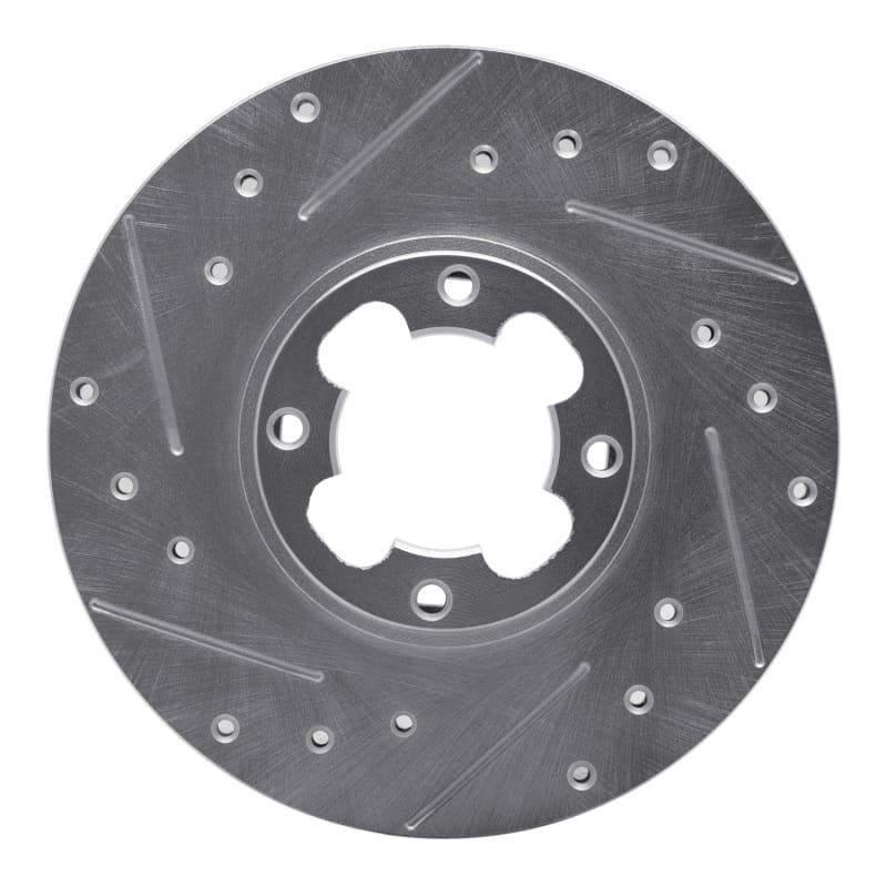 R1 Concepts — R1 89-94 Subaru Justy Front Left Drilled & Slotted Silver Brake Rotor
R1 Brake Rotor Drill