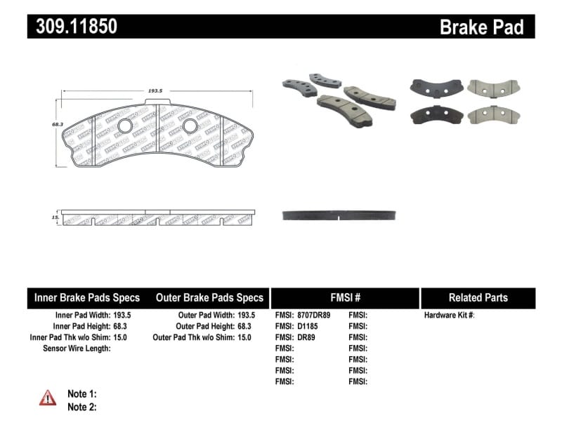 Stoptech — StopTech Performance 06-09 Chevrolet Corvette Z06 Front Brake Pads
Sport Brake Pad