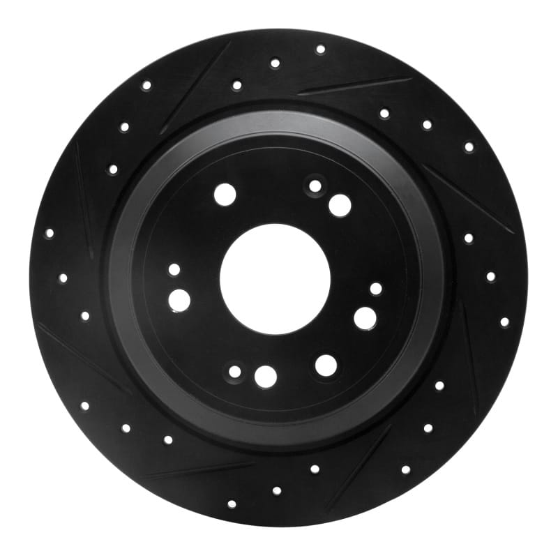 R1 Concepts — R1 10-15 Honda Crosstour Rear Left Drilled & Slotted Black Brake Rotor
R1 Brake Rotor Drill