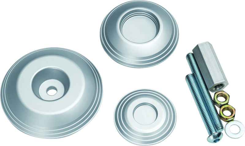 Kuryakyn — Kuryakyn Lodestar Rear Axle Sliders-BMW-Silver