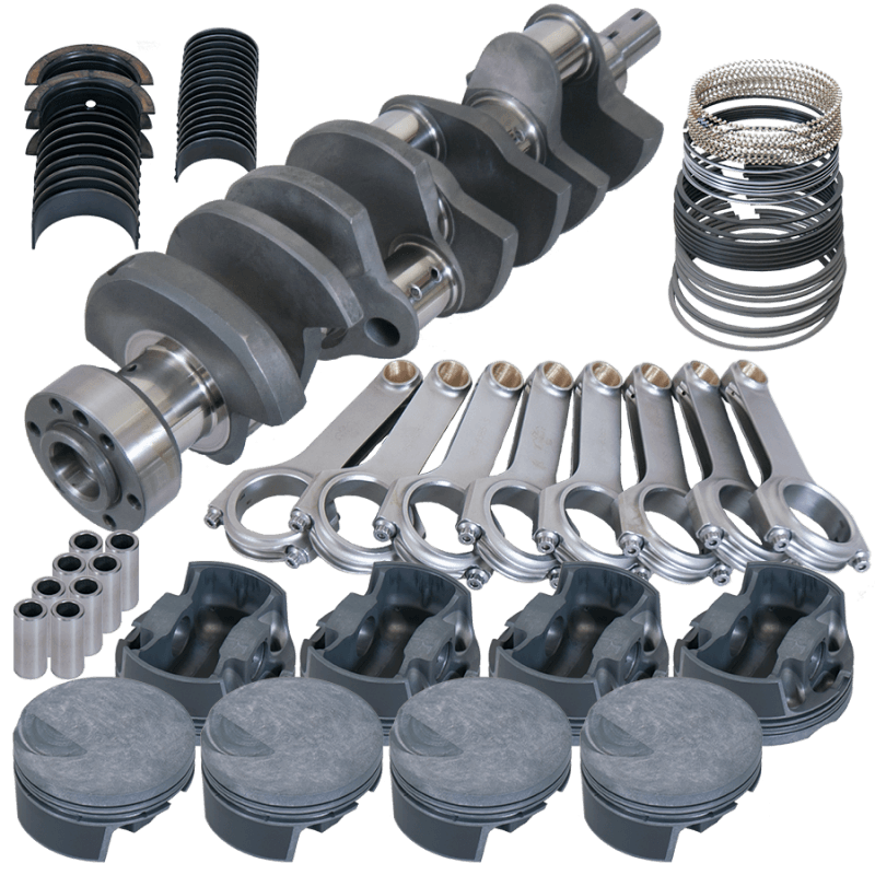 Eagle — Eagle Chevy 454 4.250in Crank 6.385in H-Beam -3cc Flat Top 4.350in Pistons Rotating Assembly
Competition Assembly