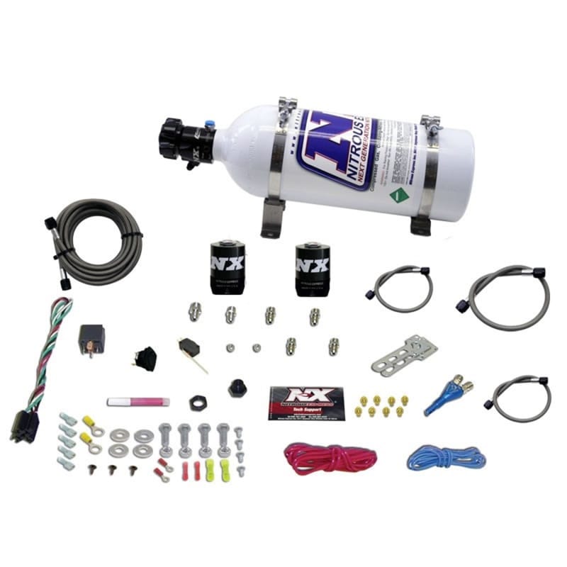 Nitrous Express — Nitrous Express Shark SHO 400 HP Single Nozzle Nitrous Kit w/5lb Bottle
Injection System Kit
N2OSys