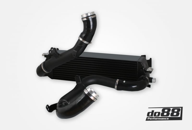 do88 — do88 Volvo S60/V60/XC60/V90/S90/XC90 (SPA) Petrol BigPack Intercooler Kit w/Black Hoses