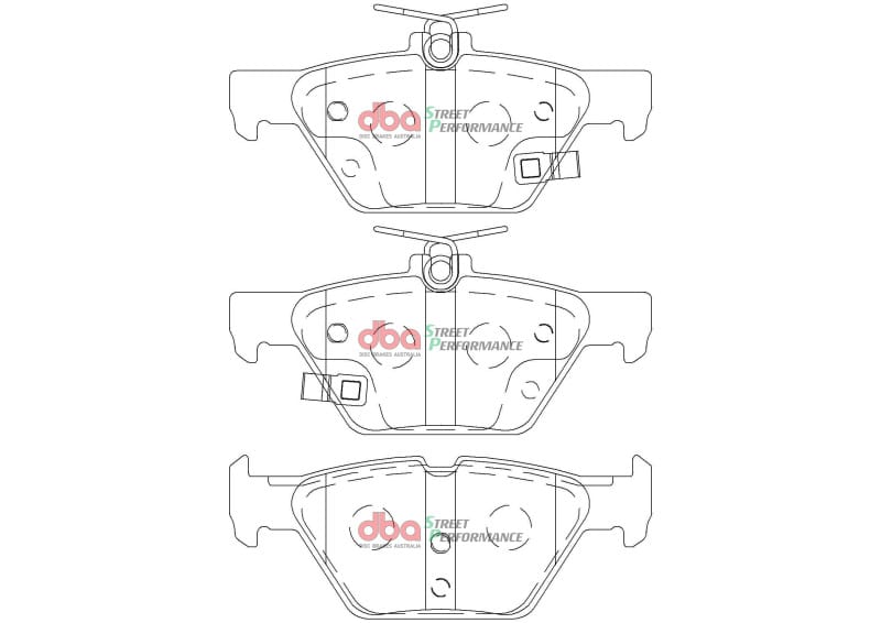 DBA — DBA 2018 Subaru Impreza 1.6L/2.0L / 15-21 Subaru Levorg VM 1.6L Turbo SP Performance Rear Brake Pads
Brake Pad