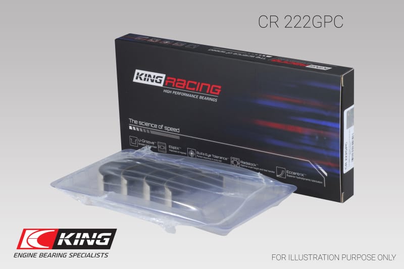King Engine Bearings — King Engine Bearings BMW N55B30A Sputter Replacement Rod Bearing Set - Size STD (2 Pair)