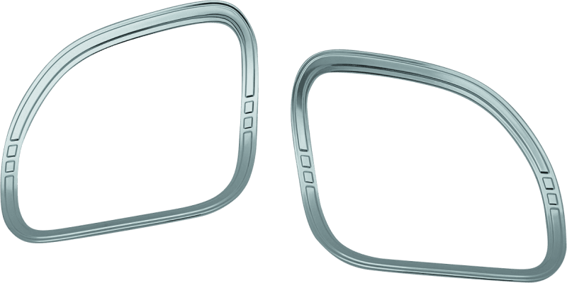 Kuryakyn — Tri Line Speaker Grill Accents Chrome