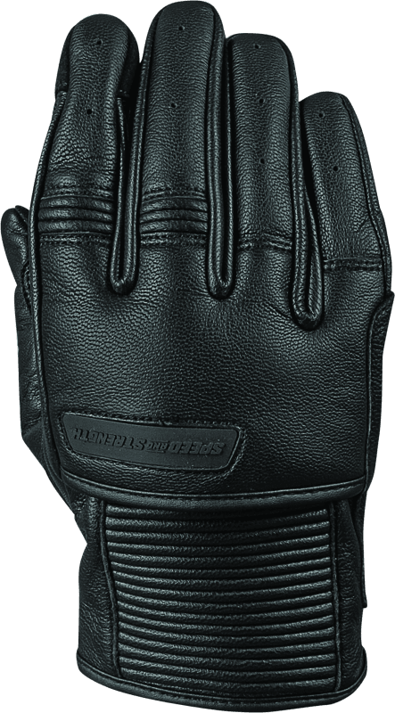 Speed and Strength — Speed and Strength Off the Chain Leather Gloves Black - Large