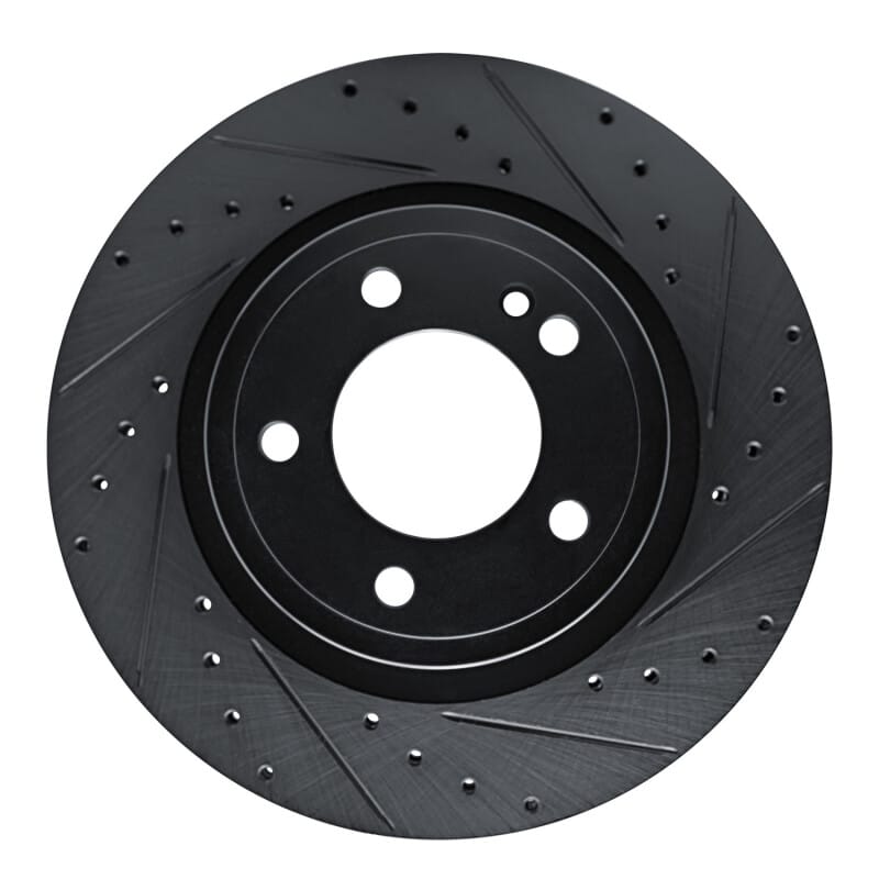 R1 Concepts — R1 2019-2025 Mercedes-Benz G580 Rear Right Drilled & Slotted Black Brake Rotor
R1 Brake Rotor Drill
