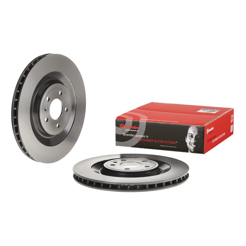 Brembo OE — Brembo OE Porsche Macan 2015-2018 UV Coated Brake Disc - Rear