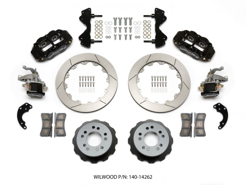 Wilwood — Wilwood Narrow Superlite 4R / MC4 Rear Kit 12.88 Currie Pro-Tour Unit Bearing Floater
BRAKE KIT