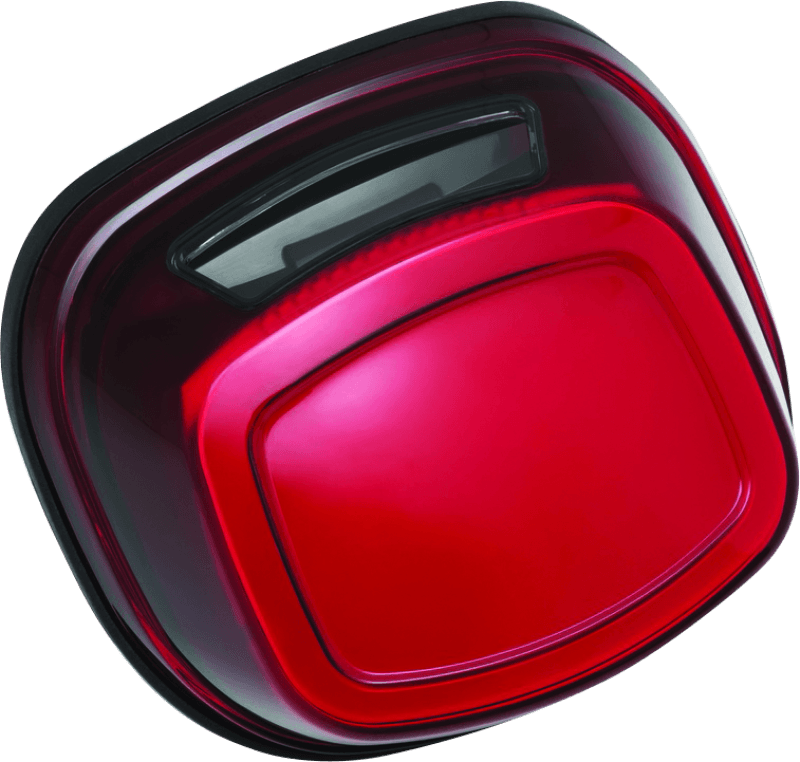 Kuryakyn — Tracer LED Taillight Red Lens With License Light Black