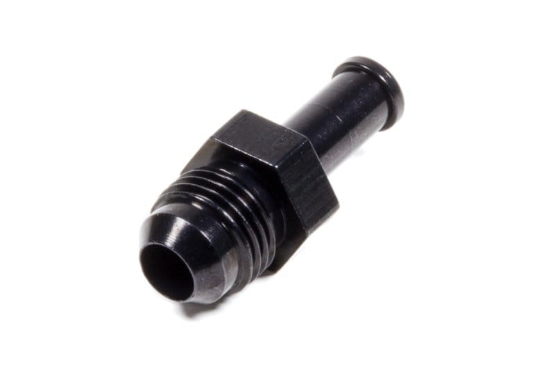 Fragola — Fragola -6AN Male x 5/16 Barb For Smooth Hose Black
