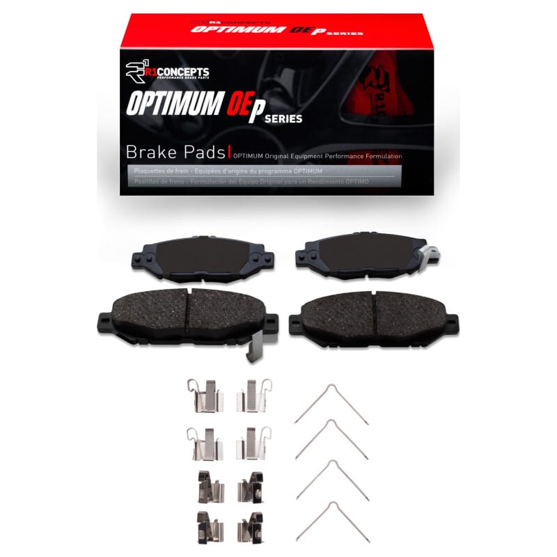 R1 Concepts — R1 92-00 Lexus SC300 Rear Optimum OE Pads & Hardware Kit
R1 Optimum Oe Pads a