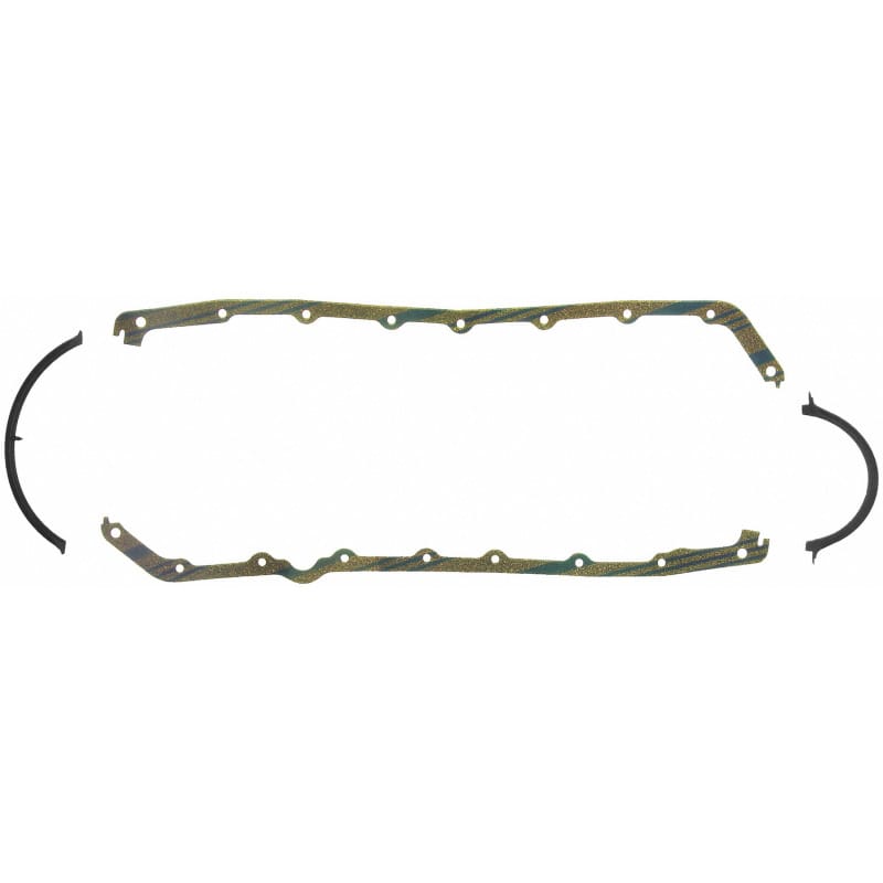 Fel-Pro — Fel-Pro Oldsmobile Cutlass Supreme OS 13419 C Engine Oil Pan Gasket Set Blue Stripe cork-rubber