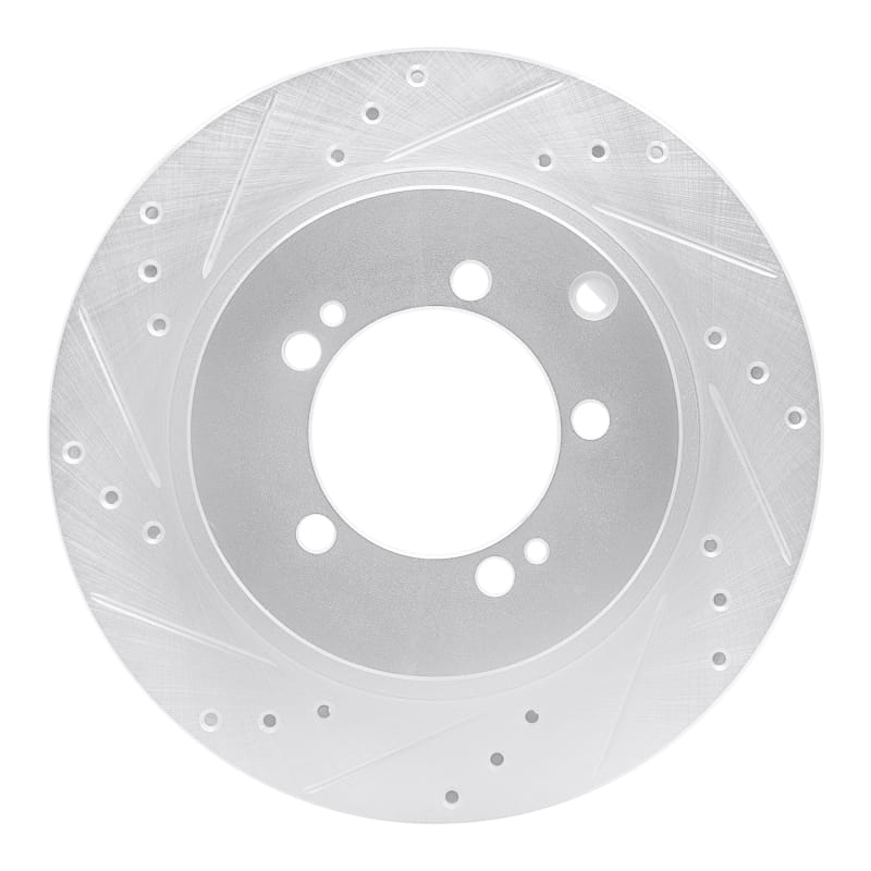 R1 Concepts — R1 93-99 Dodge STEALTH Rear Left Drilled & Slotted Silver Brake Rotor
R1 Brake Rotor Drill