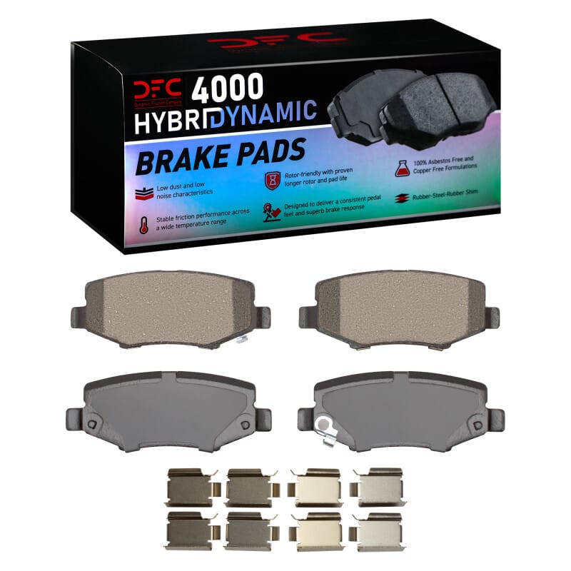 DFC — DFC 07-18 Dodge Nitro Rear 4000 HybriDynamic Brake Pads and Hardware Kit
DFC Brake Pad Set