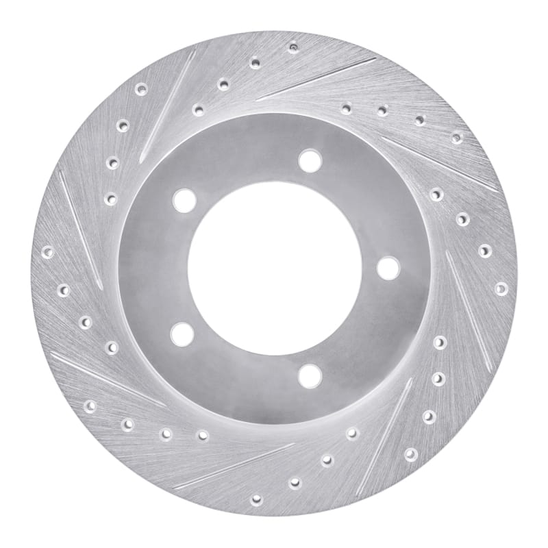 R1 Concepts — R1 96-98 Suzuki SIDEKICK Front Left Drilled & Slotted Silver Brake Rotor
R1 Brake Rotor Drill