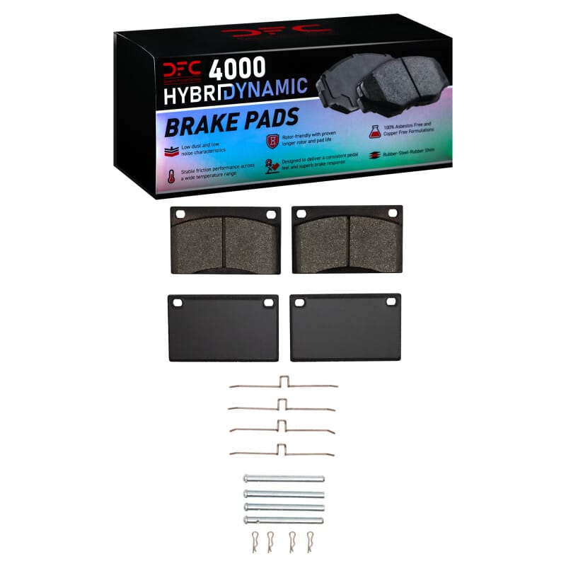 DFC — DFC 67-87 Volvo 1800/DL/164/242/244/GLE/142/144/145/245 Front 4000 HybriDynamic Pads & Hardware Kit
DFC Brake Pad Set