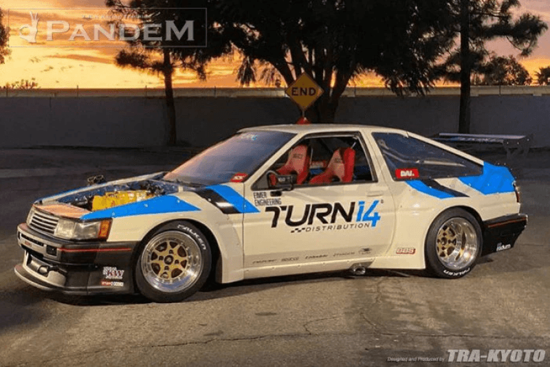 GReddy — GReddy Pandem AE86 1984-1987 Toyota Corolla Levin Front Fenders - **Special Order No Cancellations**