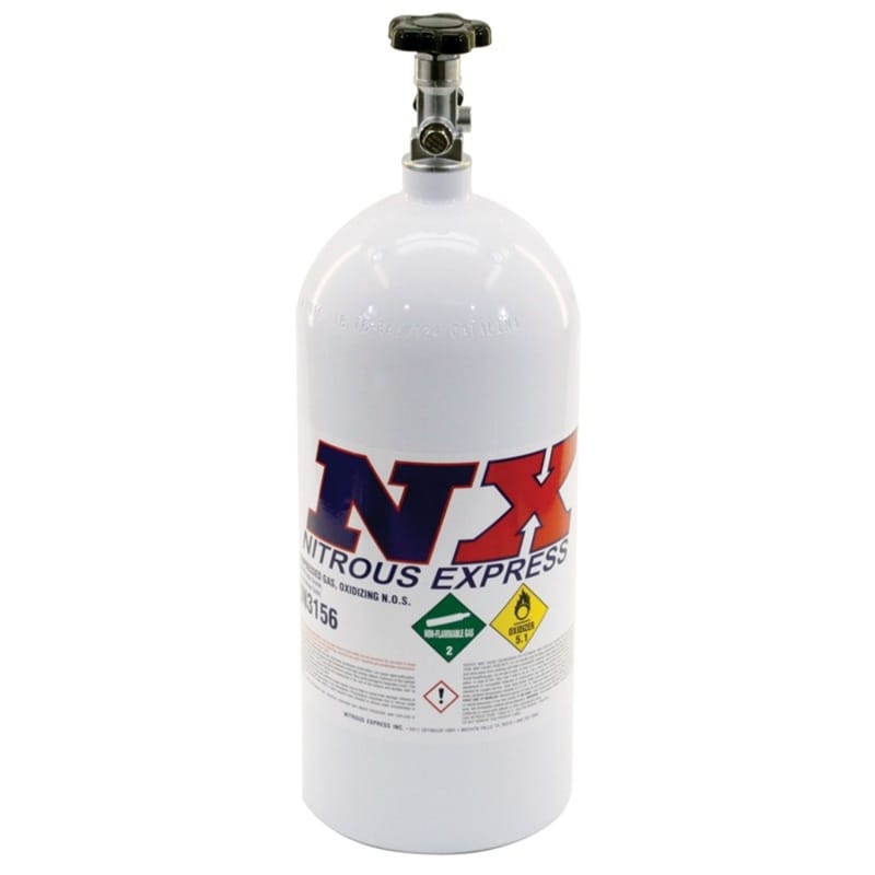 Nitrous Express — Nitrous Express 10lb Bottle w/Mainline Valve (6.89 Dia x 20.19 Tall)
N2OBottle