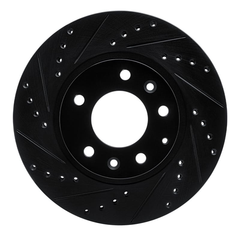 R1 Concepts — R1 93-95 Mazda RX-7 Front Left Drilled & Slotted Black Brake Rotor
R1 Brake Rotor Drill