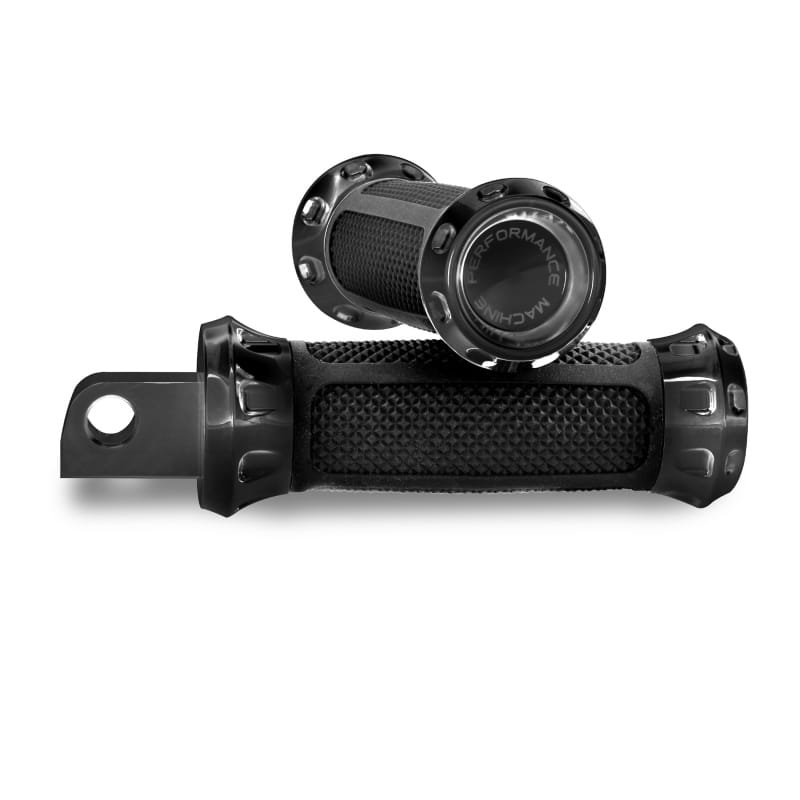 Performance Machine — Performance Machine Footpegs Overdrive Passenger - Black Ano
